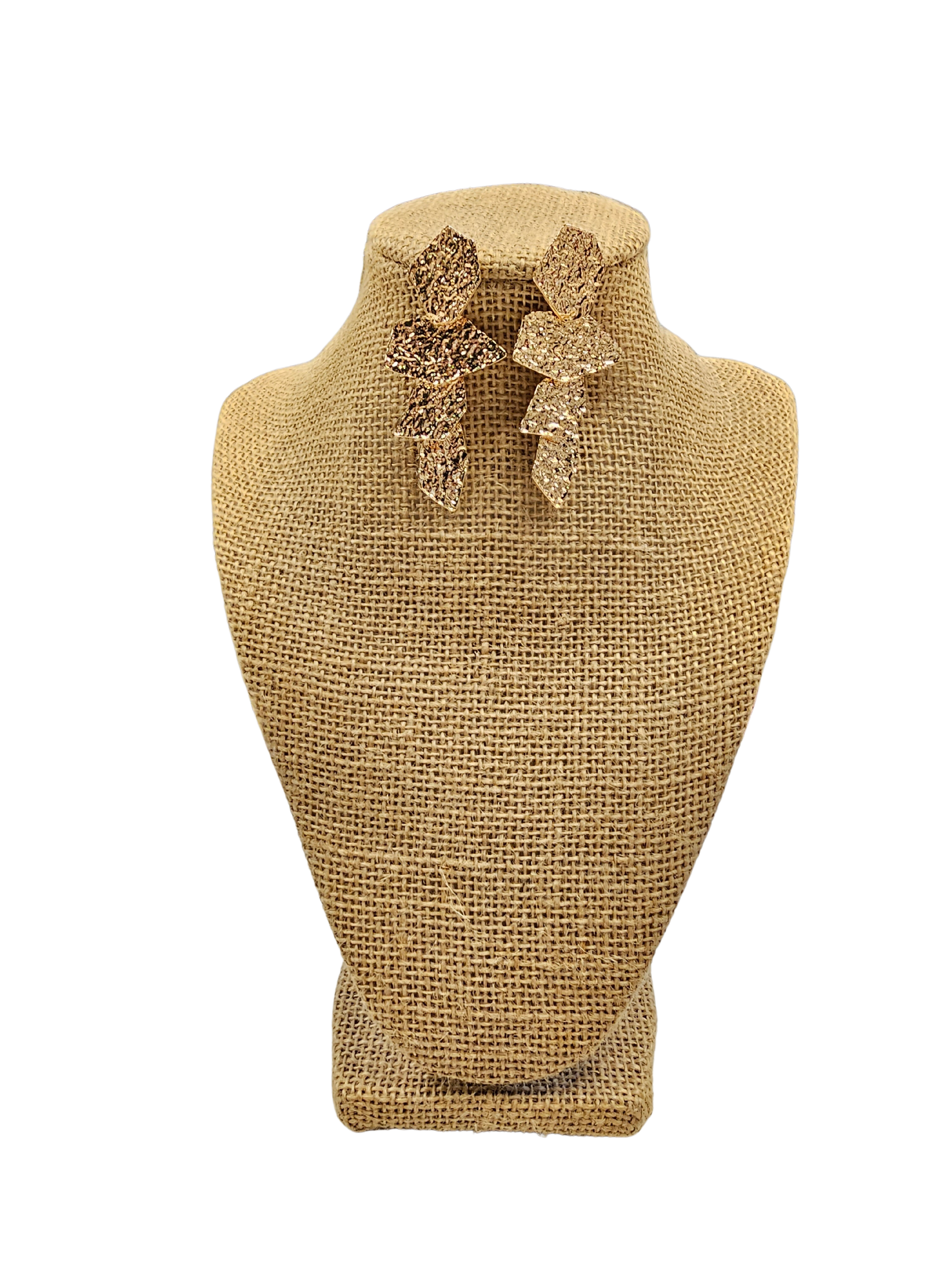 Gold Multi Shape Earrings