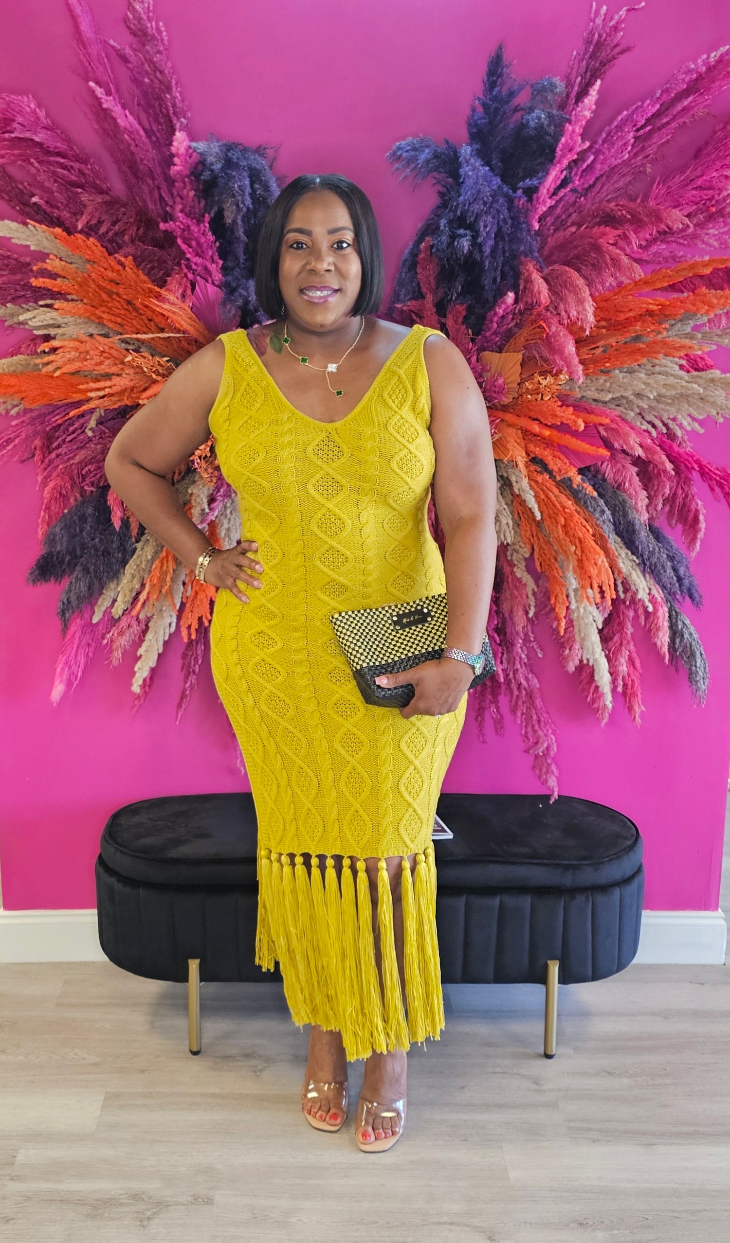 Honesty Fringe Sweater Dress – Bold & Fierce Boutique