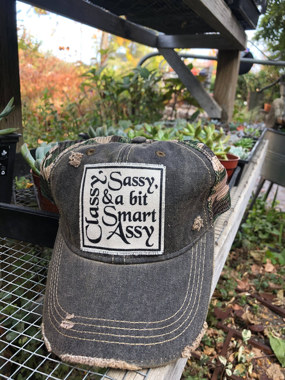 Classy Sassy &amp; A Bit Smart Assy Trucker Hat Baseball Cap