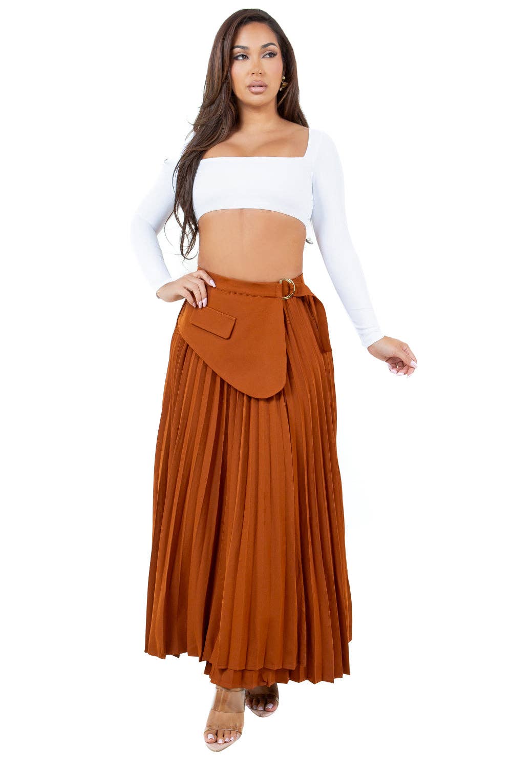 Olivia Long Maxi Skirt