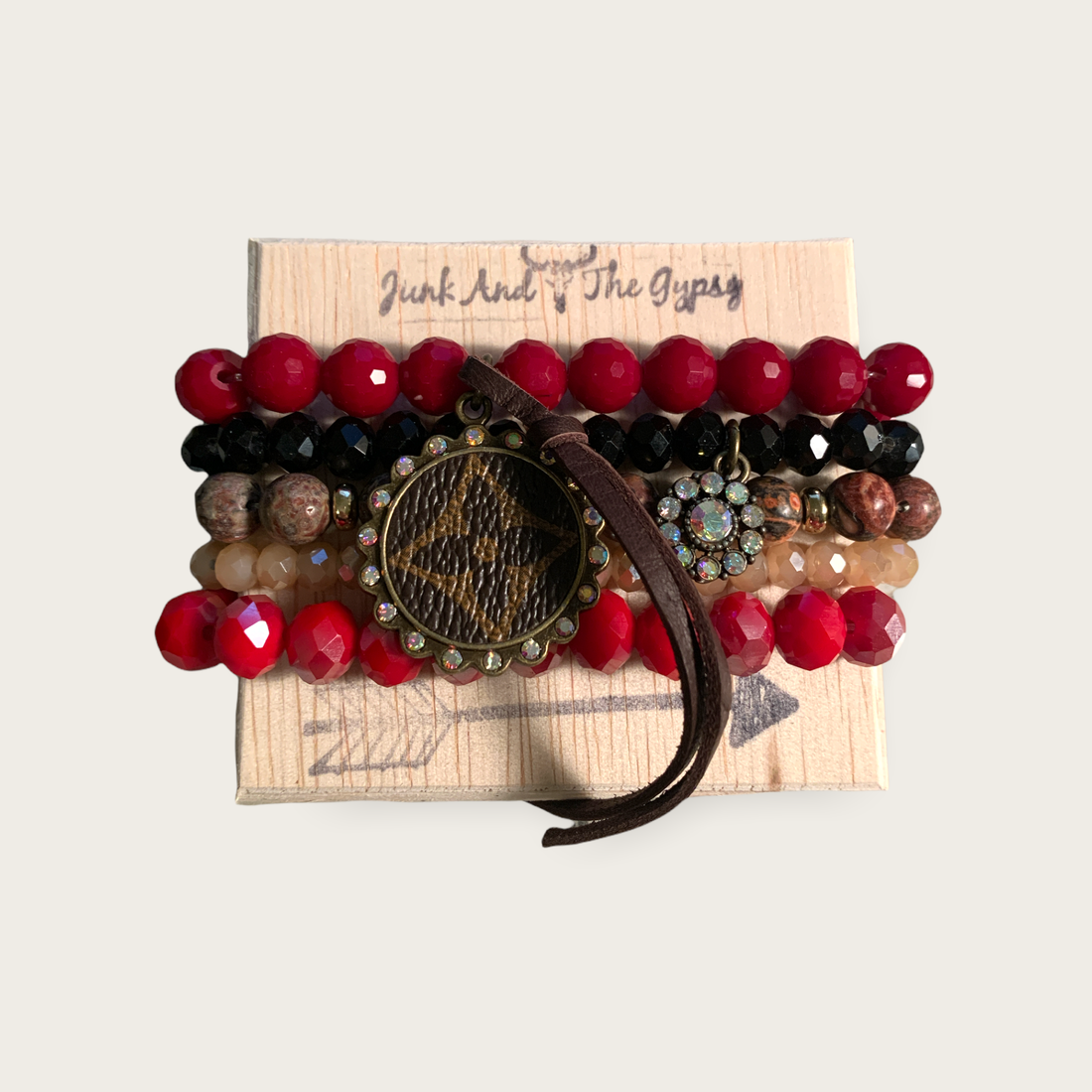 Rosie Red Stacked Bracelet