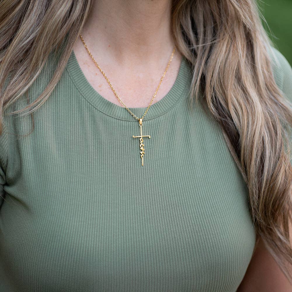 Faith Cross Necklace