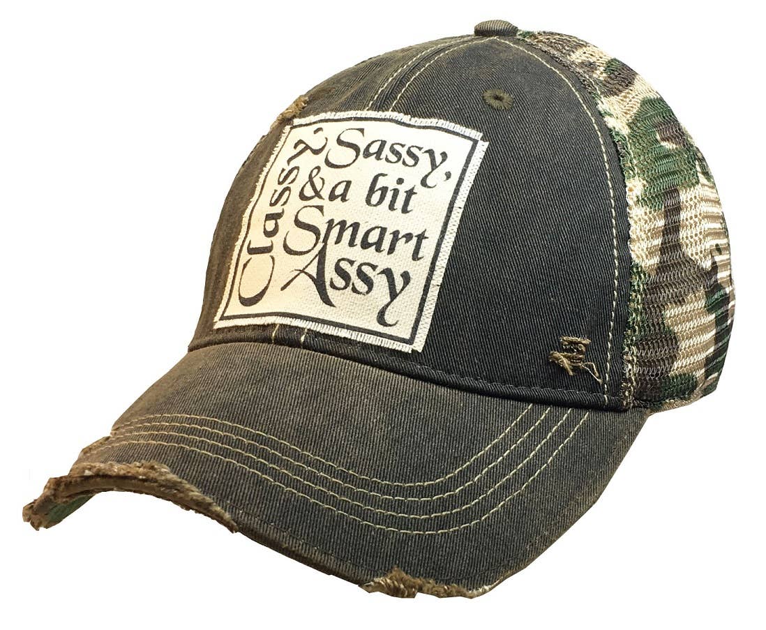 Classy Sassy &amp; A Bit Smart Assy Trucker Hat Baseball Cap
