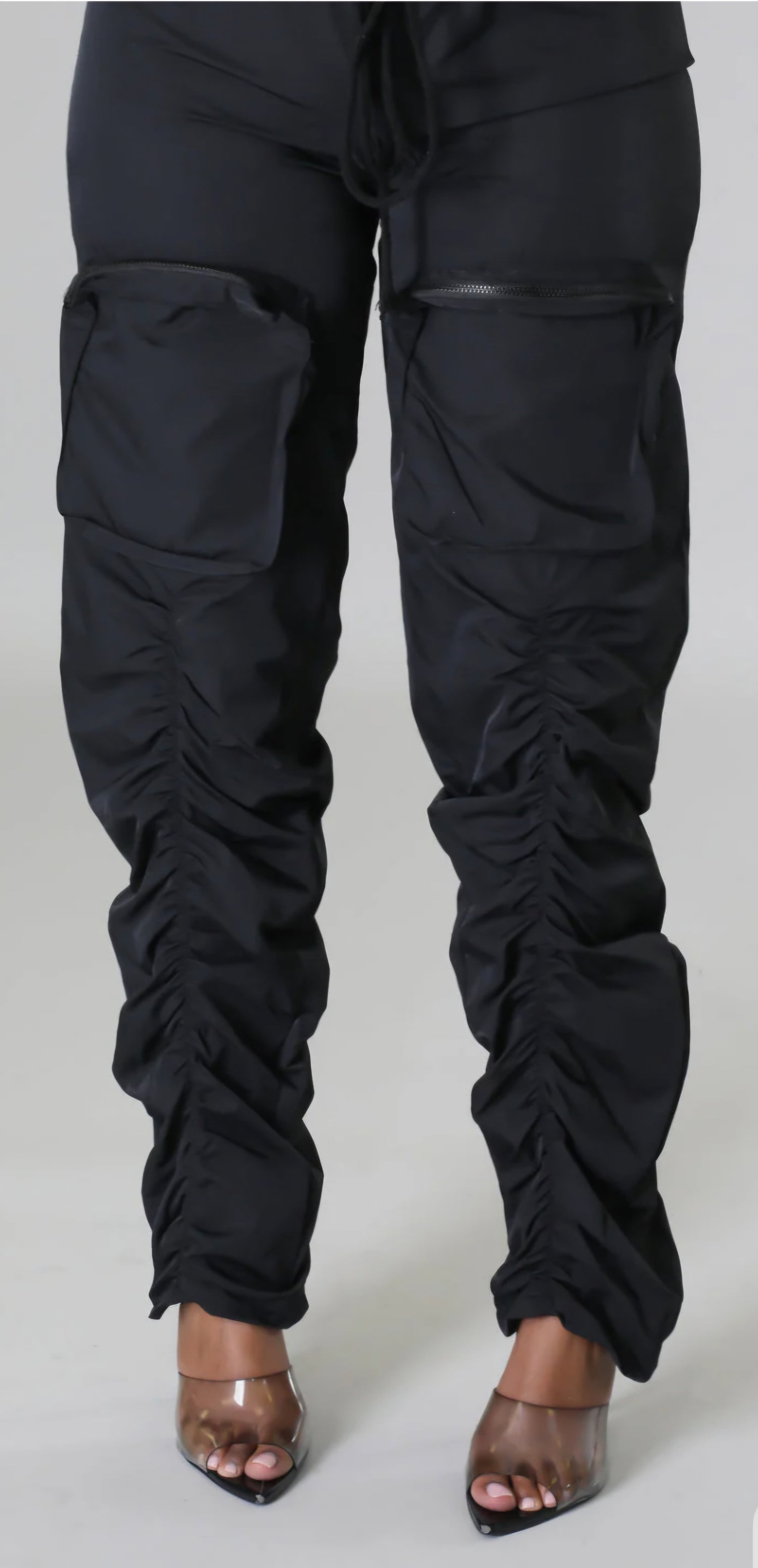 Ruched Cargo Pants