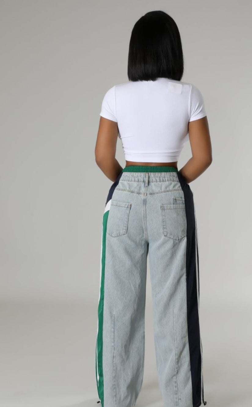 Seeing Doubles Denim Pants