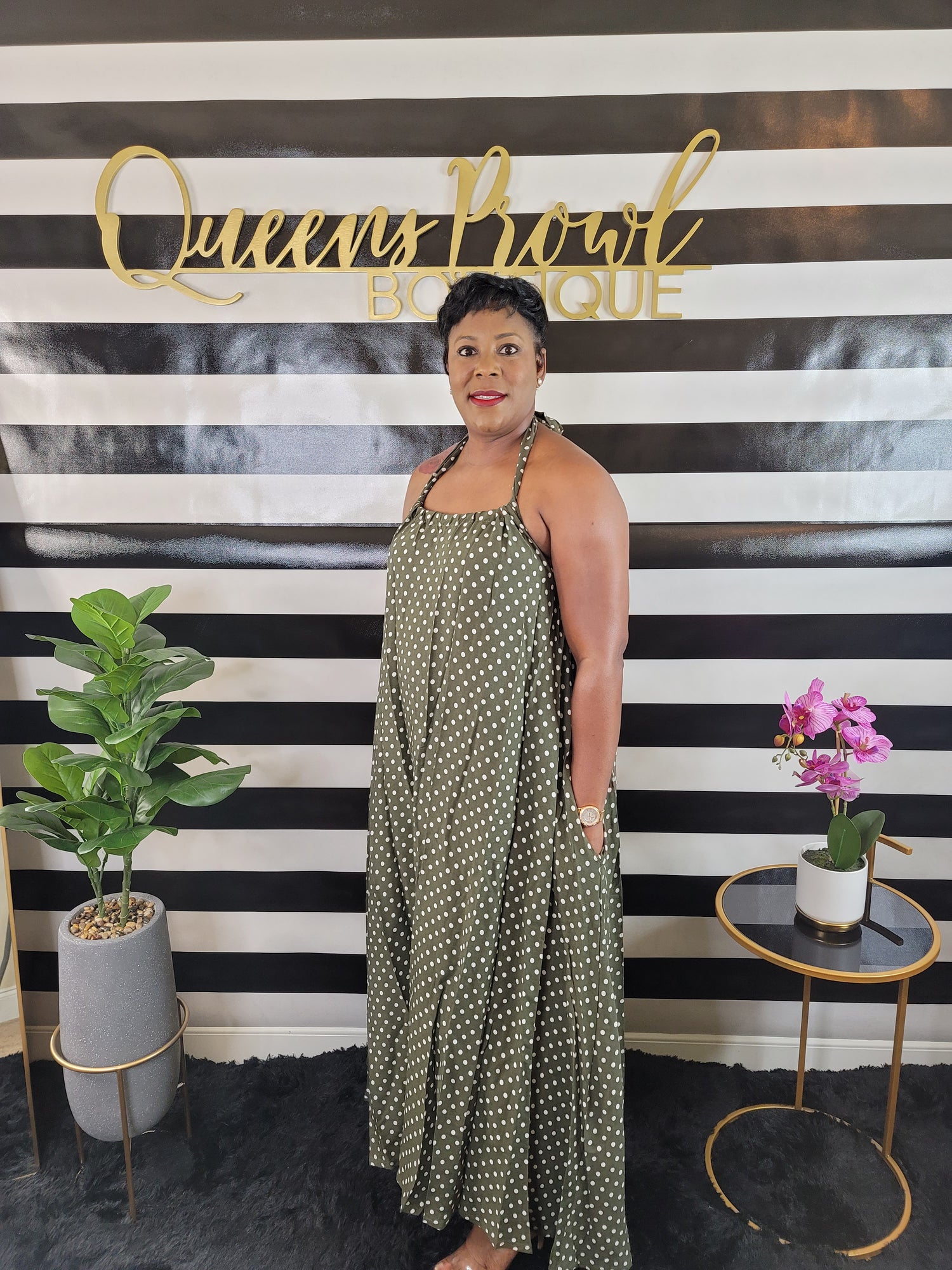 Olive Oversized Maxi Dress