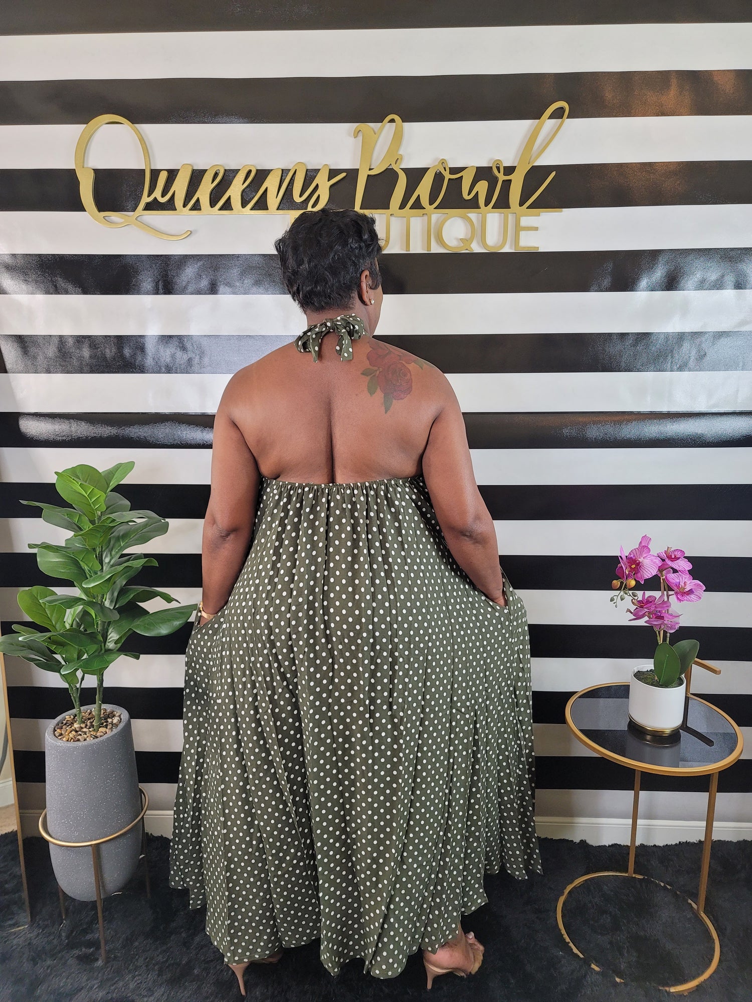 Olive Oversized Maxi Dress